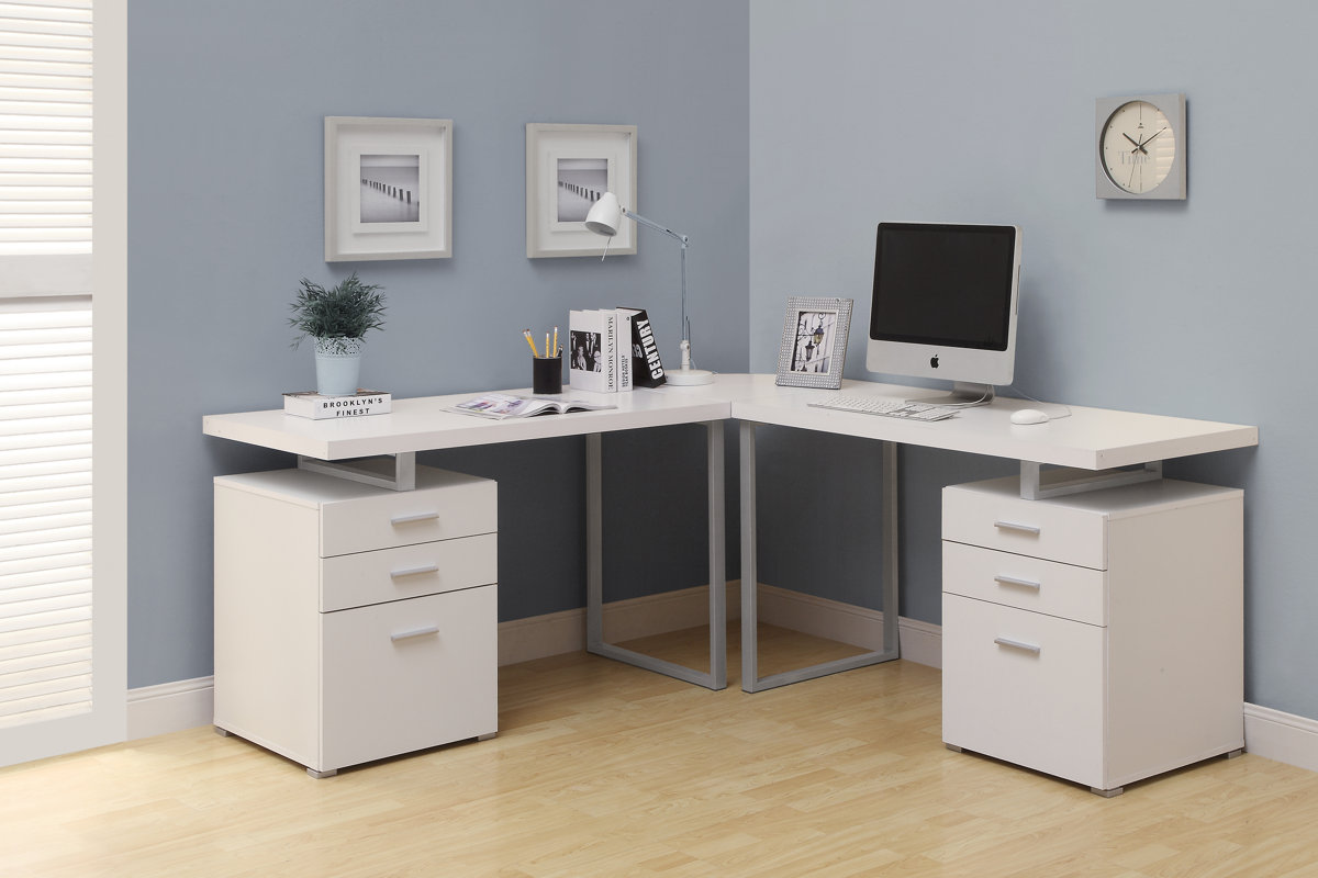 Monarch Specialties Inc. L-Shape Corner Desk & Reviews ...