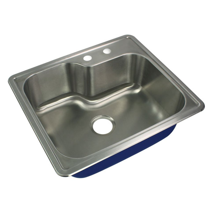 Meridian 25 L X 22 W Drop In Kitchen Sink