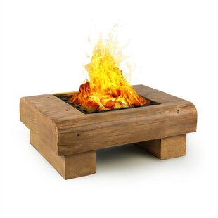 Lombardia Steel Charcoal And Wood Burning Fire Pit By Blumfeldt
