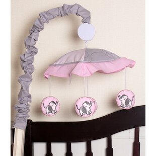 elephant mobile pink