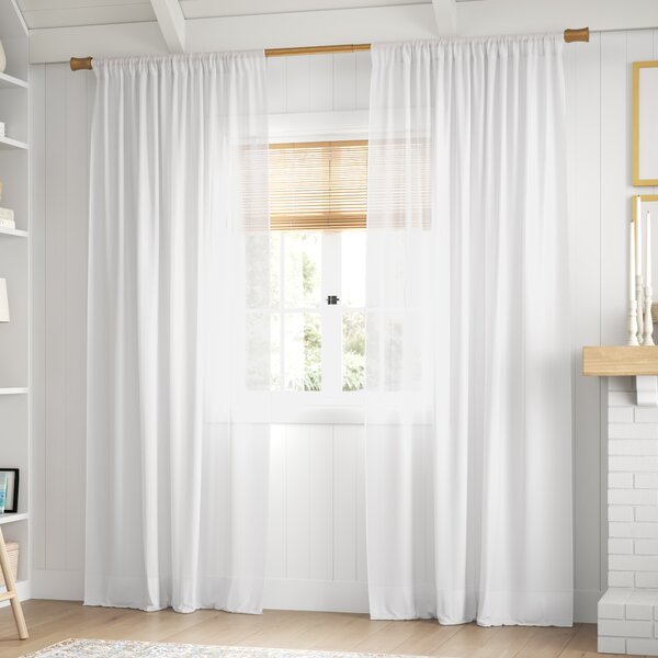 readymade VOILE PANELS  WITH HEARTS up to 90ins drop clearence line 2 CURTAINS 