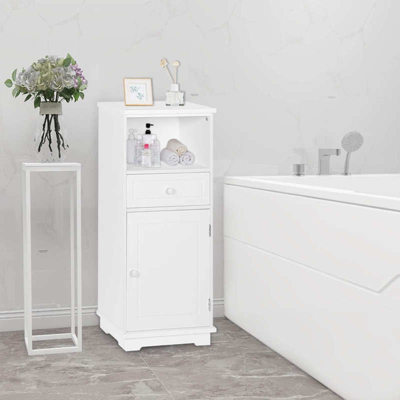 Red Barrel Studio Annalouise 13 3 W X 33 8 H X 8 4 D Free Standing Bathroom Cabinet Reviews Wayfair