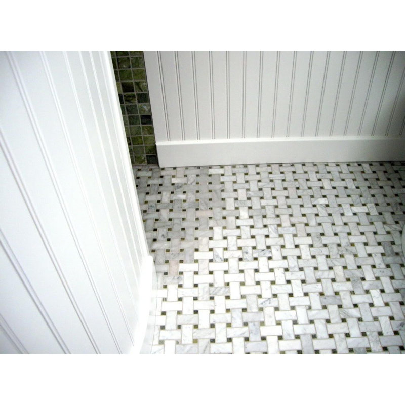 Porpora Marble Basketweave Mosaic Subway Wall Floor Tile Wayfair