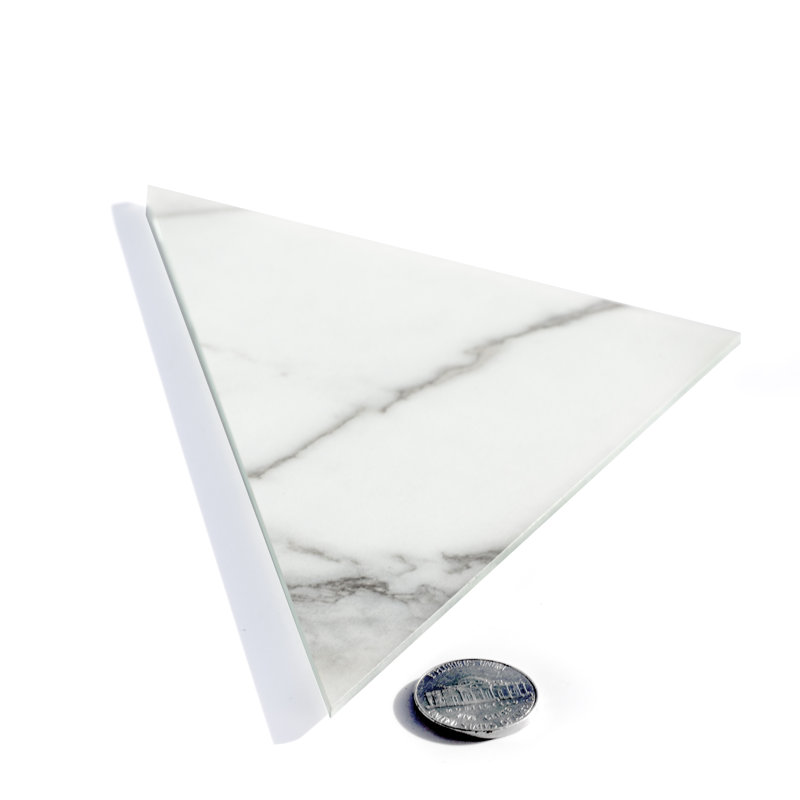 Abolos Nature Bianco Carrara 7 X 7 Glass Field Tile