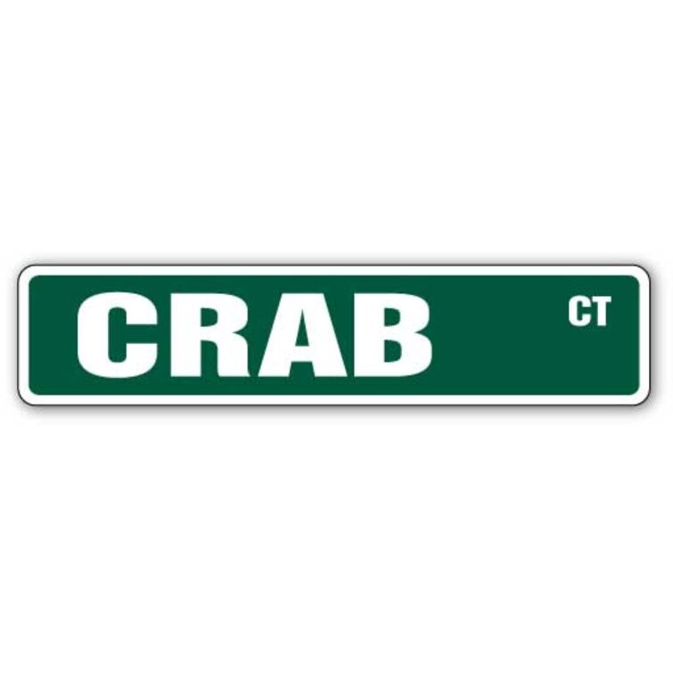 Beware Of Hermit Crab Rustic Sign SignMission Classic Plaque Decoration 