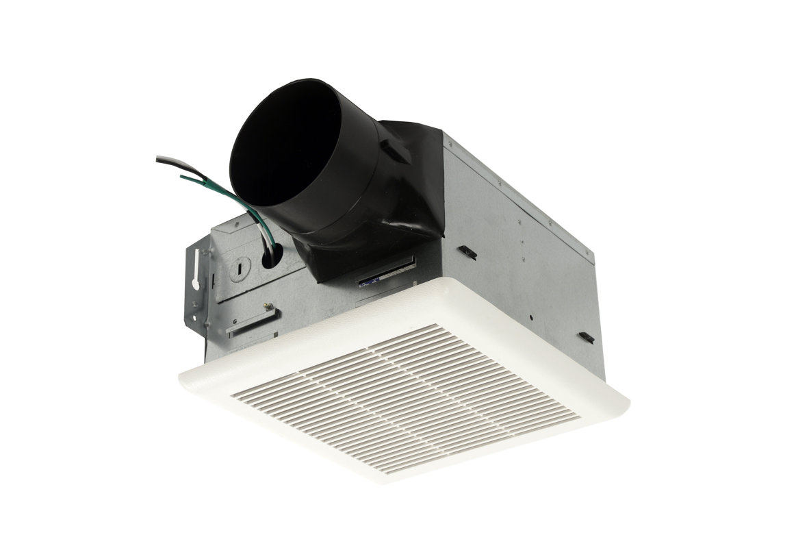 Cyclone Hushtone 90 Cfm Bathroom Fan Reviews Wayfair Hushtone 90 Cfm Bathroom Fan