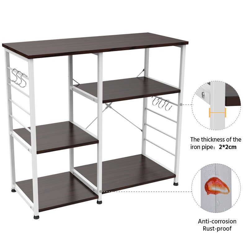 Rebrilliant Dandre 3 Tier Kitchen Iron Baker S Rack Reviews