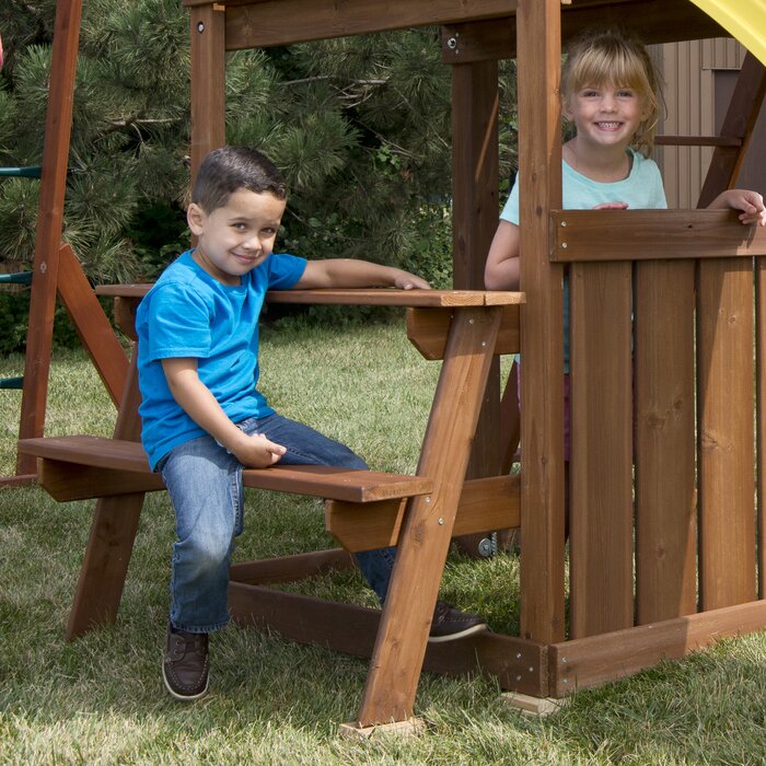 Chesapeake Wood Complete Swing Set