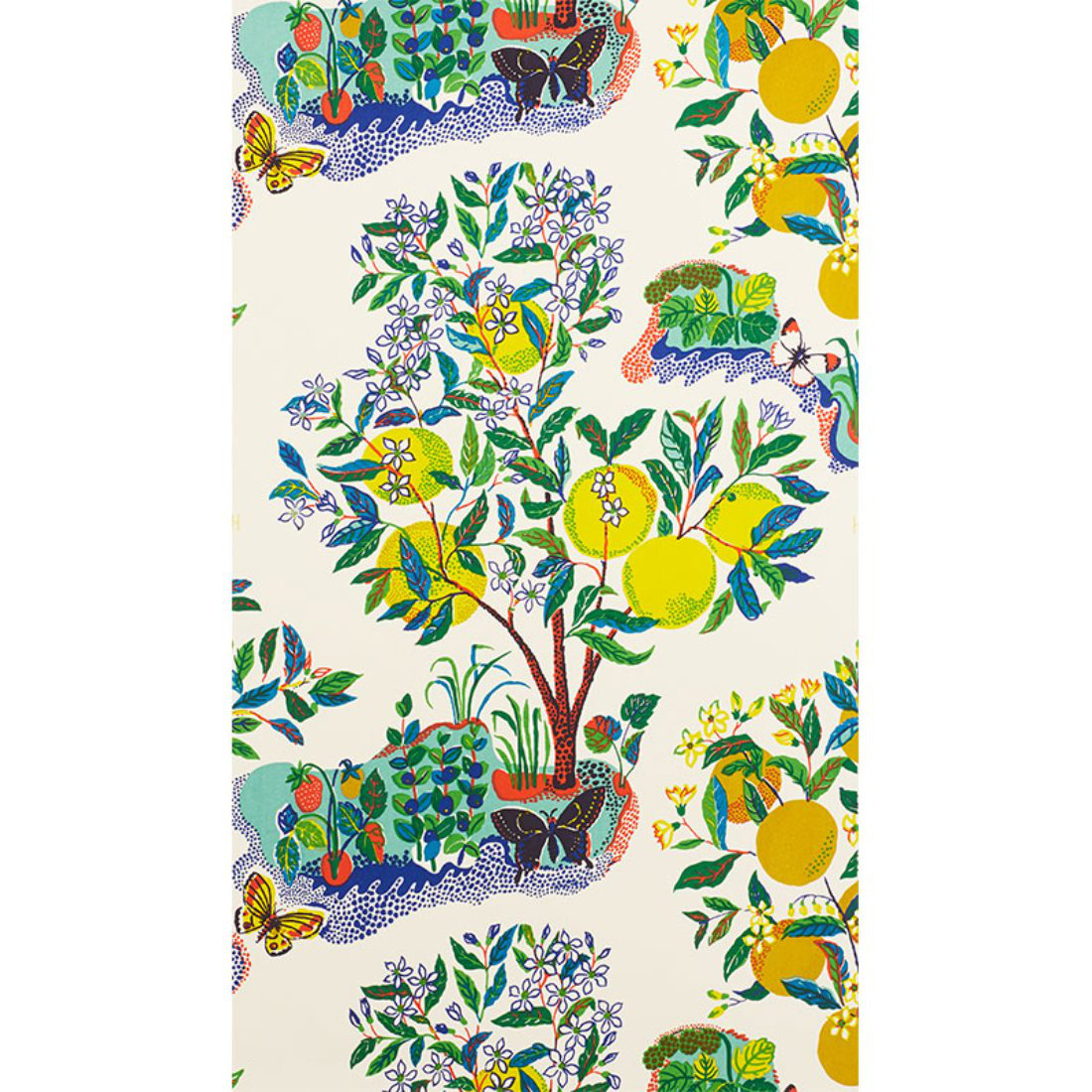Schumacher Citrus Garden 13 5 L X 27 W Wallpaper Roll Wayfair