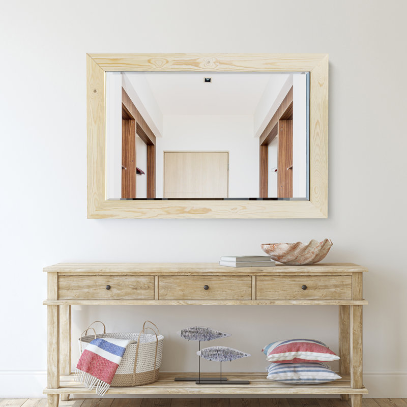 Highland Dunes Woodlake Modern Contemporary Beveled Bathroom Mirror Reviews Wayfair Ca