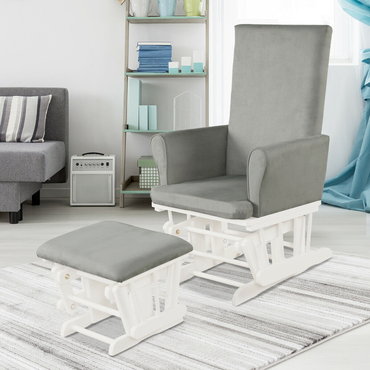 rocker ottoman set