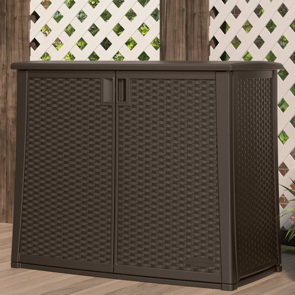 Resin Outdoor Storage Cabinet Wayfair