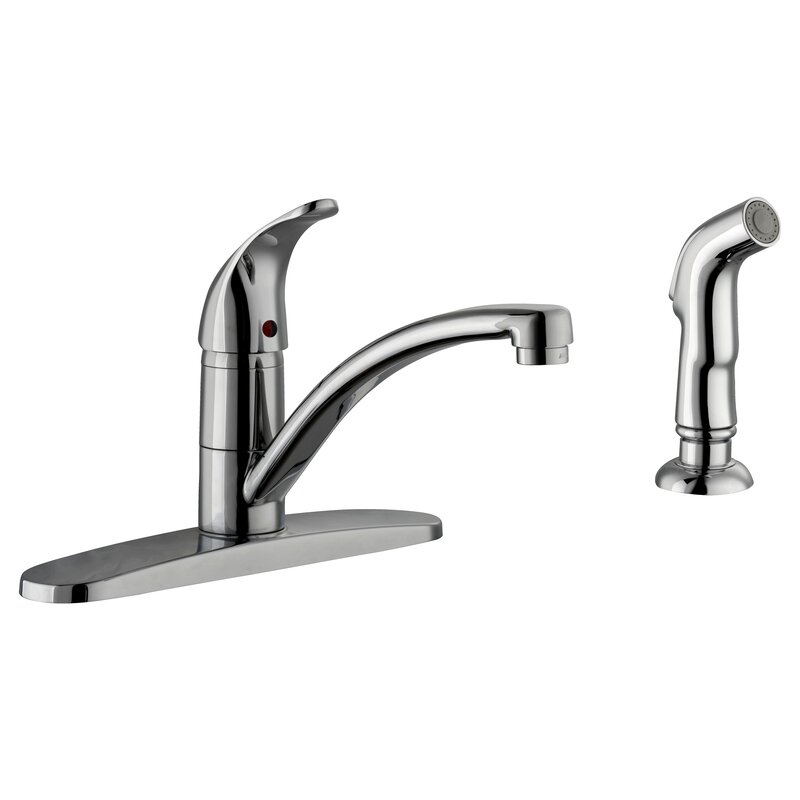 Design House Trenton Single Handle Kitchen Faucet With Side