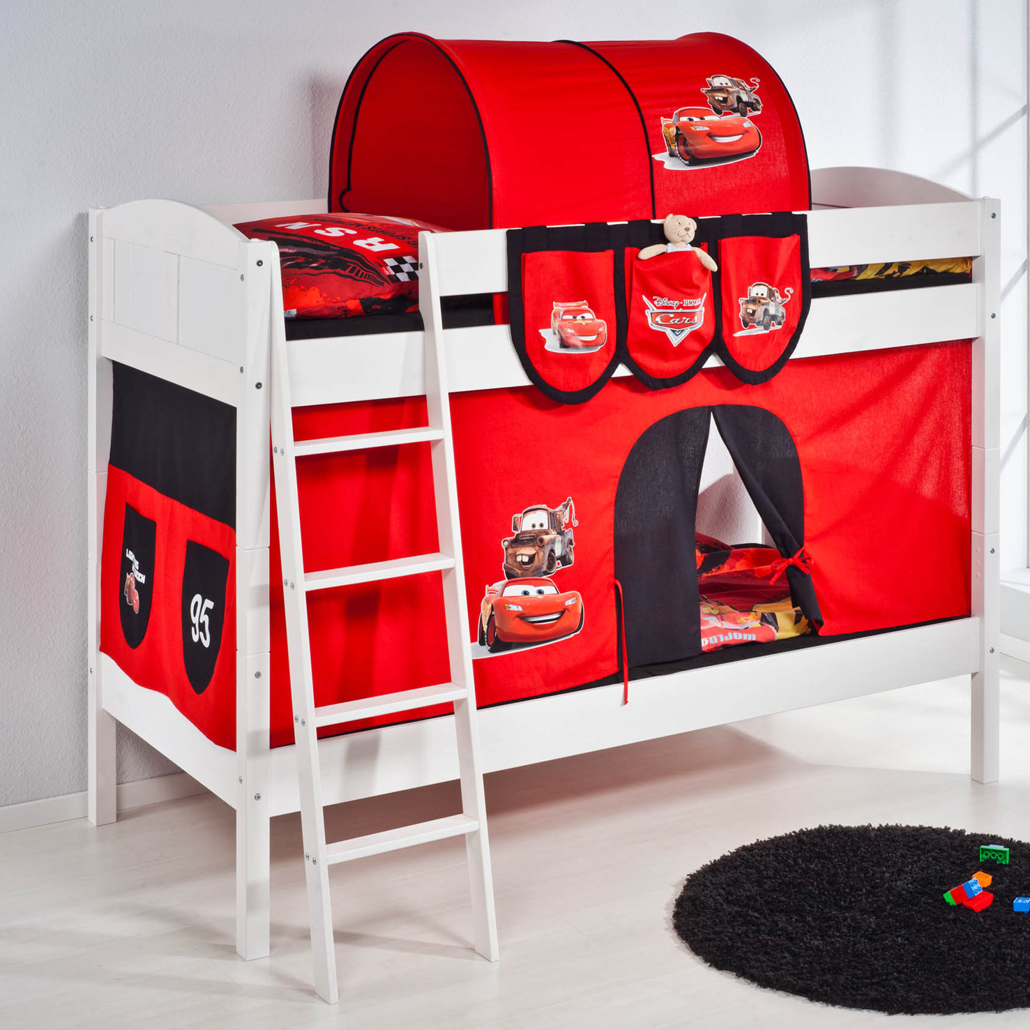 Zoomie Kids Ida European Single Bunk Bed With Curtain Wayfair Co Uk