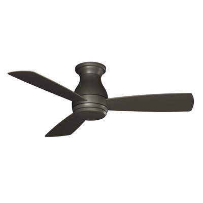 Fanimation 44 Hugh 3 Blade Outdoor Led Ceiling Fan Finish Matte Greige