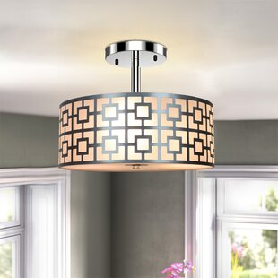 Curls Chrome 4 Light Ceiling Pendant Fitting Lighting Lined With Crystal Beads 