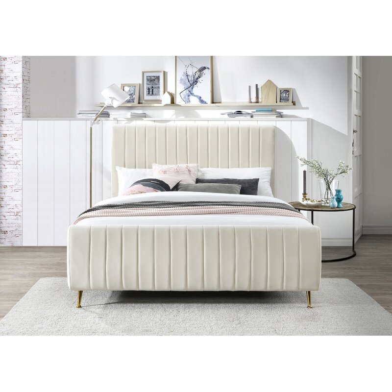 Everly Quinn Summersville Upholstered Platform Bed Reviews Wayfair