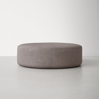 Dasa 38" Wide Upholstered Pouf Ottoman