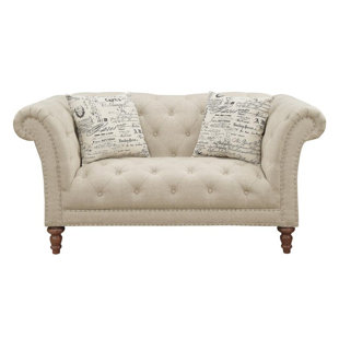 Go to store & view more images Canora Grey Tab Chesterfield Loveseat