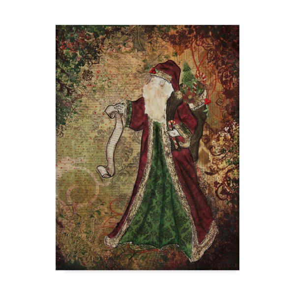 Trademark Art Father Christmas Acrylic Painting Print On Wrapped Canvas Reviews Wayfair Christmas can mean different things to different people. father christmas acrylic painting print on wrapped canvas
