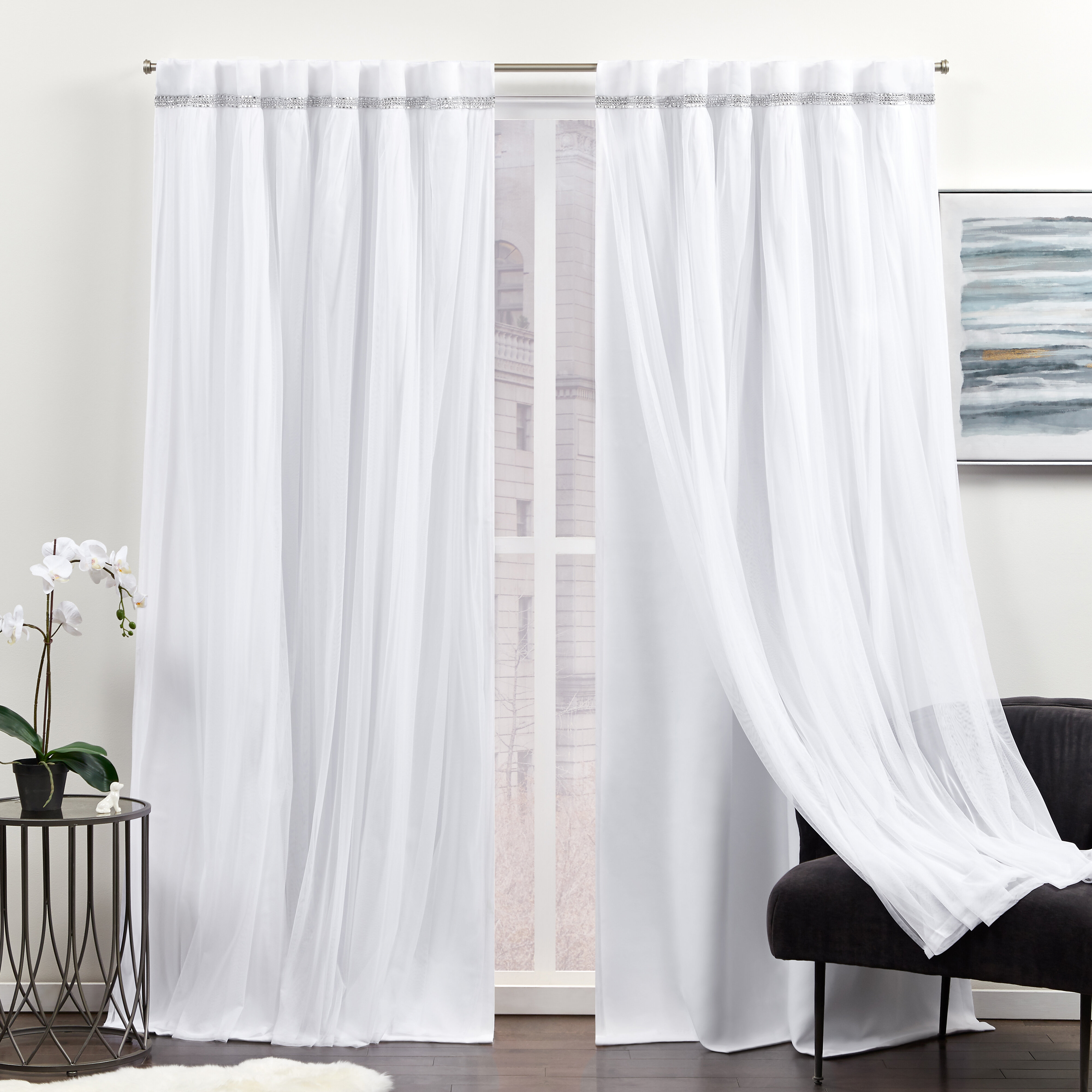 Amalgamated Textiles Solid Blackout Tab Top Curtain Panels Reviews Wayfair