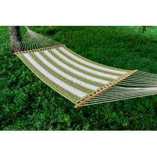 Go to store & view more images Barbieri Mossy Sunbrella Quilted Double Tree Hammock by Darby Home Co