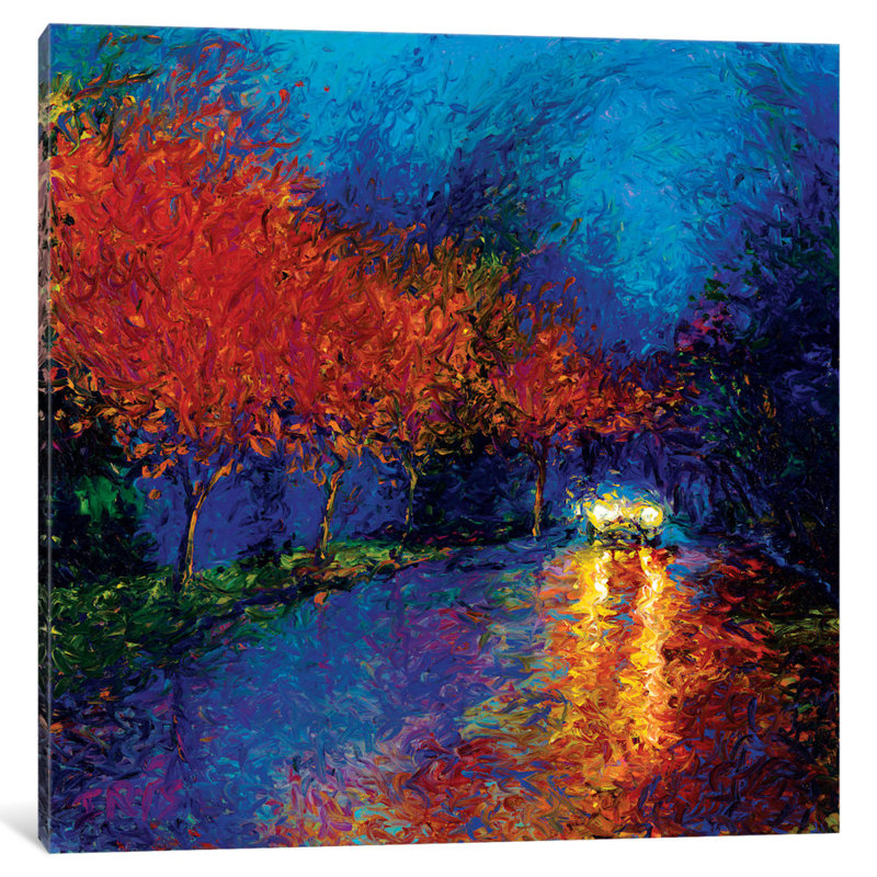 Red Barrel Studio Iris Scott Bathed In Headlights Painting Print