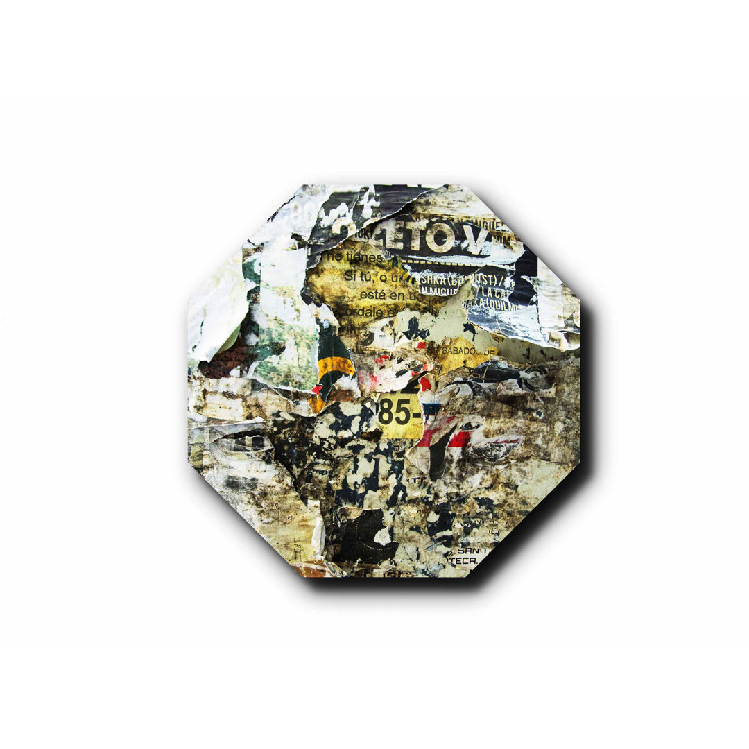 LoftDesigns Metallbild grafische Kunst