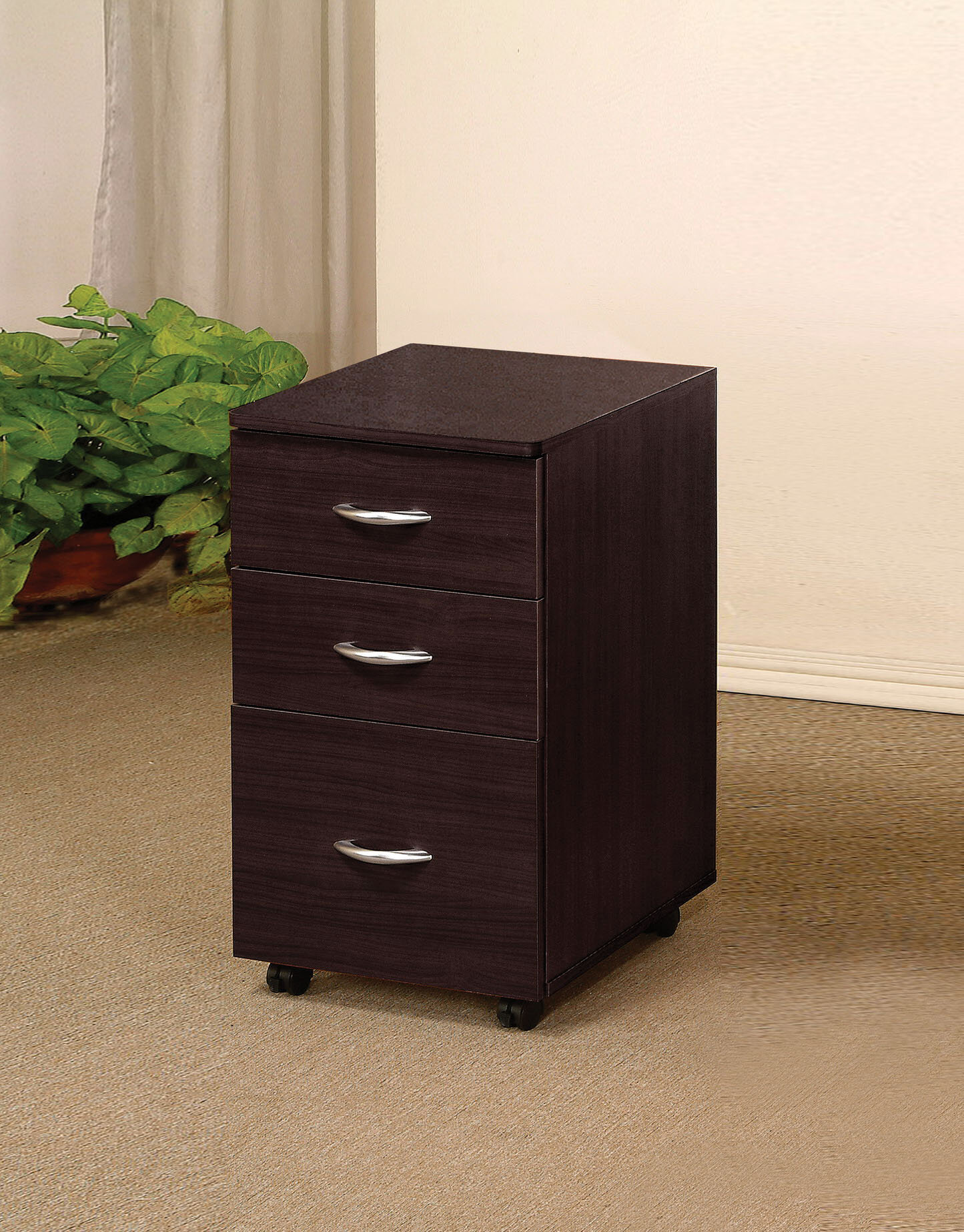 Office Furniture White Office File Cabinet Lockable Pedestal