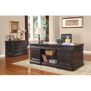 Go to store & view more images Astoria Grand Gunnersbury Executive Desk and File Wall