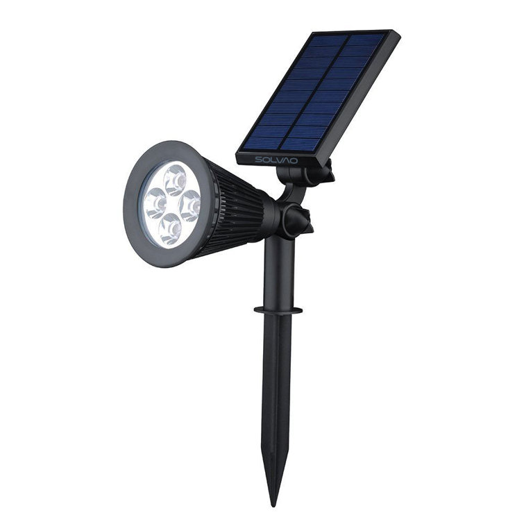 Miniatuur Consequent volwassen SOLVAO Solar Spotlight (Upgraded) - Ultra Bright, Waterproof, Outdoor LED  Spot Light With Auto On/Off Function - Best Sun Powered, Rechargeable  Uplight For Lighting Flag Pole, Landscape, Yard & Garden … | Wayfair