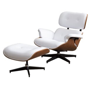 Landes 2 Piece Swivel Lounge Chair And Ottoman By George Oliver