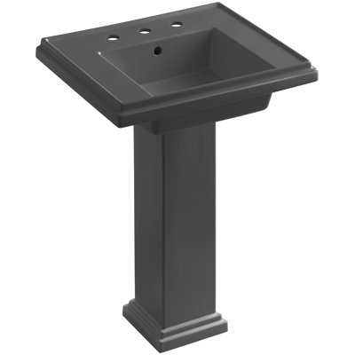Tresham Fireclay Pedestal Bathroom Sink