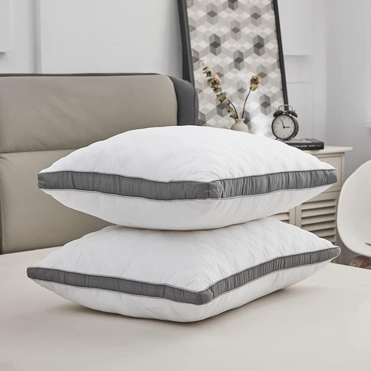 quilted bed pillows