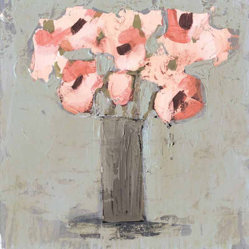 Pale Rustic Bouquet I Wrapped Canvas Painting On Canvas Reviews