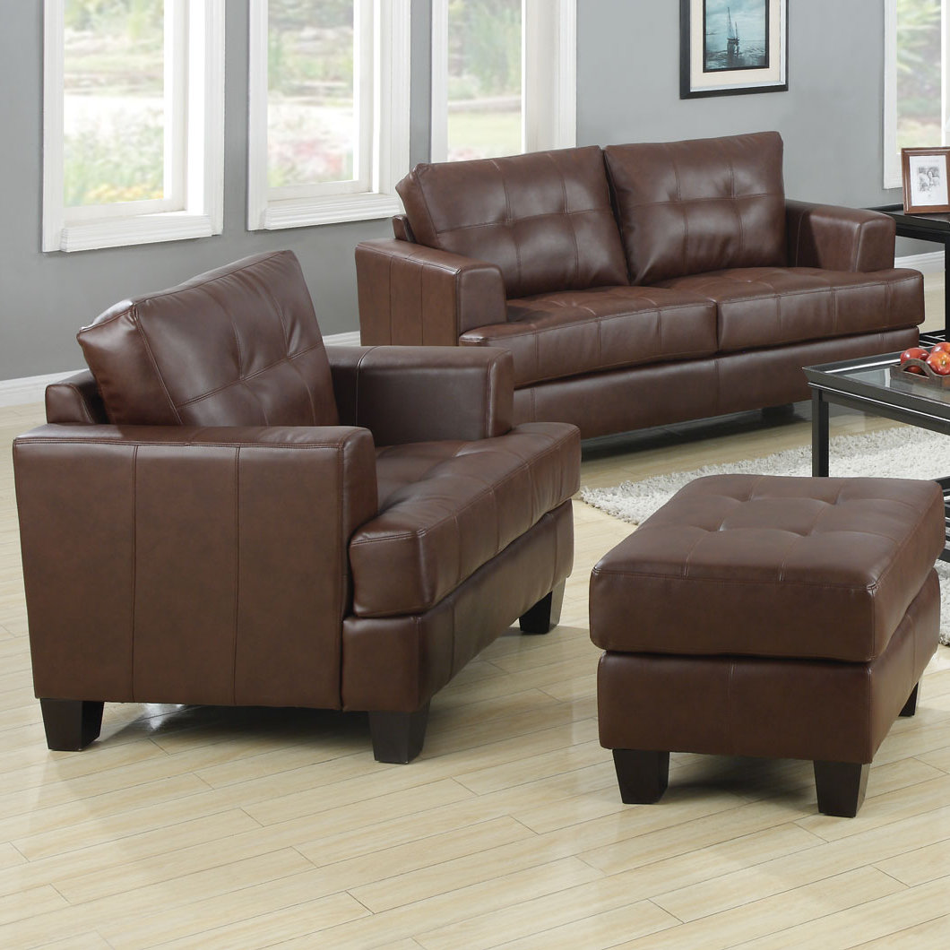 Arine Leather Living Room Set