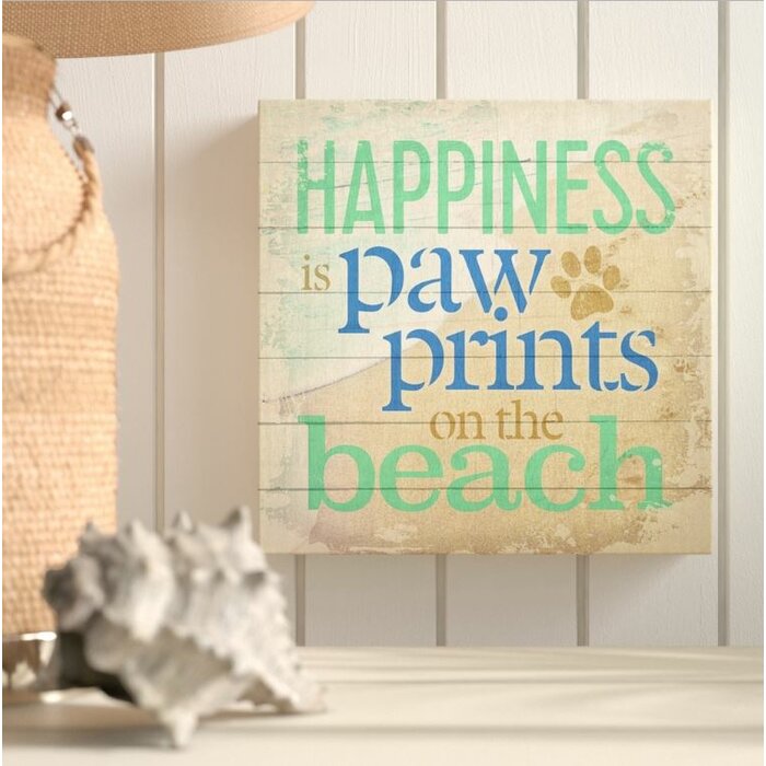 Highland Dunes 'Happiness Is Paw Prints on the Beach