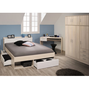 3-tlg. Schlafzimmer-Set Most, 140 x 200 cm von P..