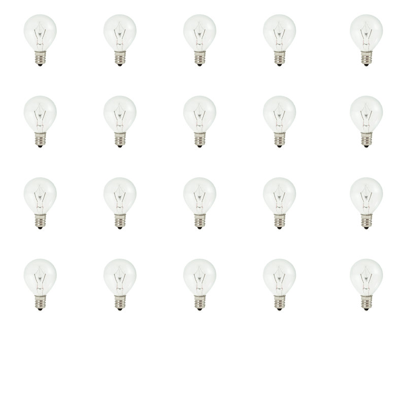 Bulbrite Industries 25 Watt G11 Xenon Krypton Dimmable Light Bulb 2700k E12 Candelabra Base Wayfair