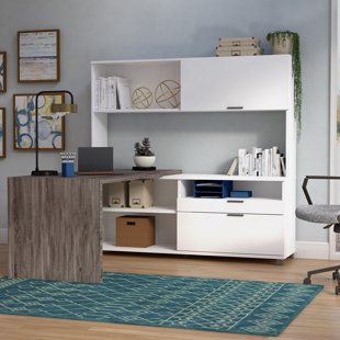 Go to store & view more images Wrought Studio Pham 3-Piece L-Shape Desk Office Suite