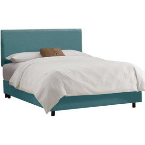 Marlo Upholstered Panel Bed by Skyline Furniture