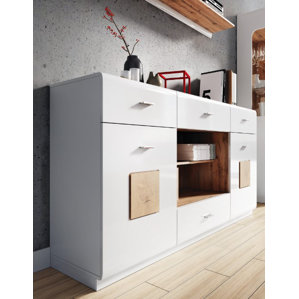 Vicente Wood Sideboard by Corrigan Studio