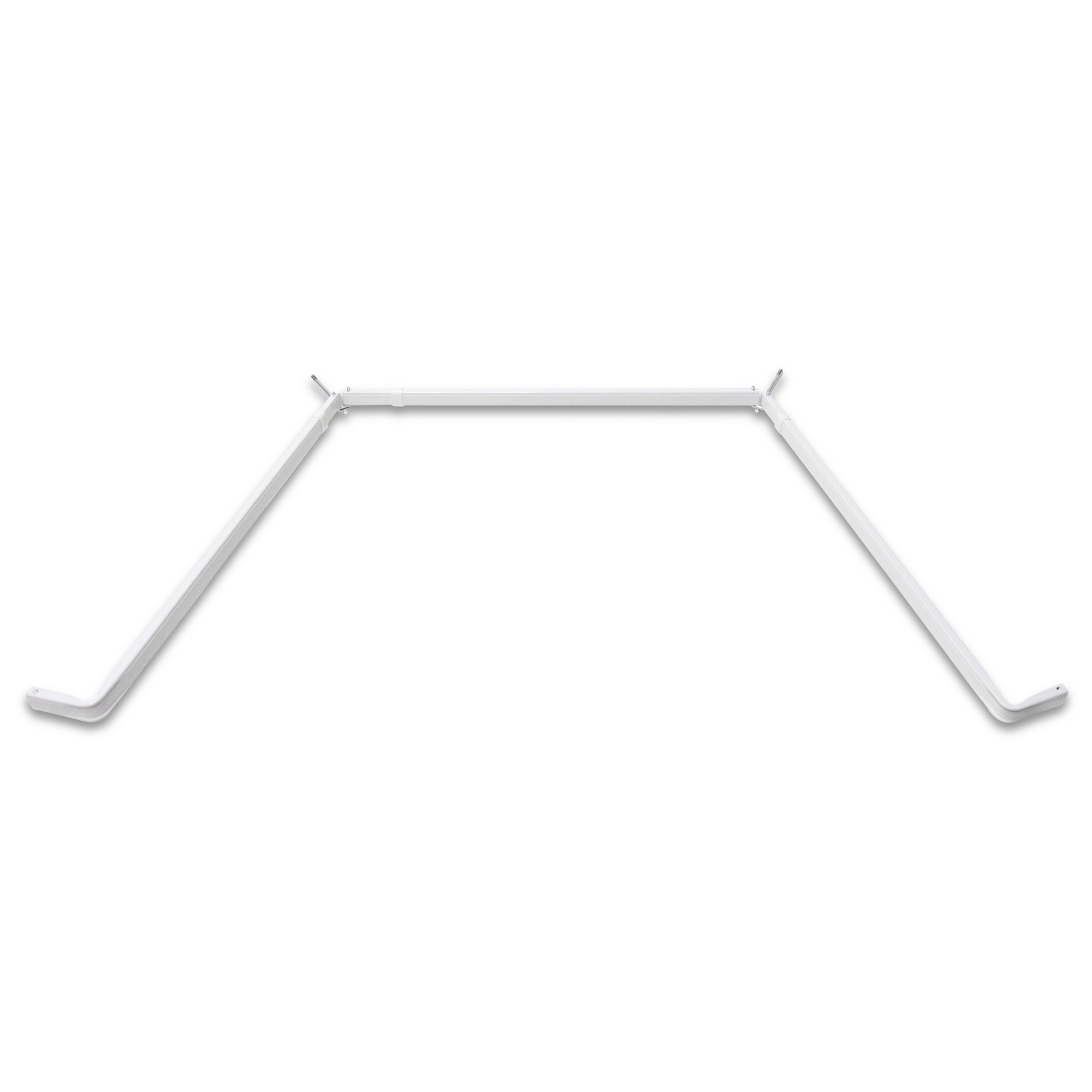 Symple Stuff Bencomo Bay Window Lockseam Single Curtain Rod And