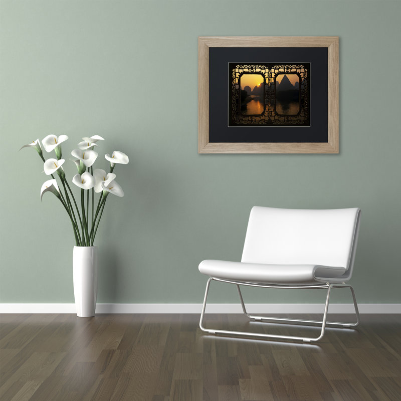 Trademark Art Sunrise View By Philippe Hugonnard Framed Photographic Print Wayfair