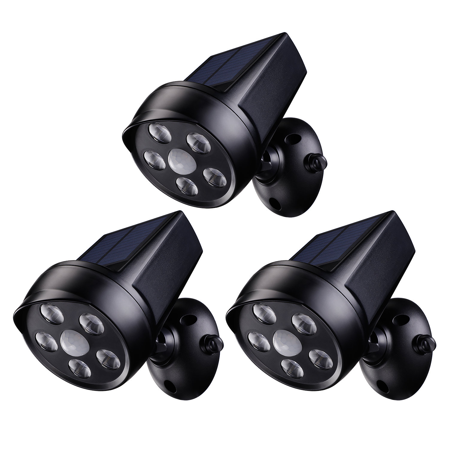 TORCHSTAR Solar Powered Outdoor Security Spot Light with Motion Sensor