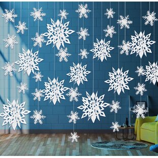 White Glitter Snow Blanket Christmas Decoration Window Display Scene 50 x 100cm 