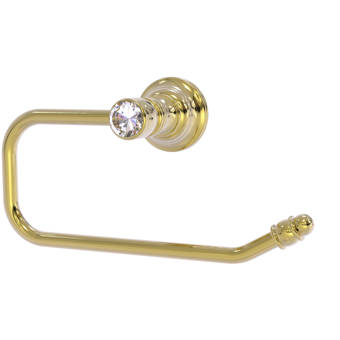 Darby Home Co Arminta Crystal Upright Wall Mount Toilet Paper Holder Wayfair