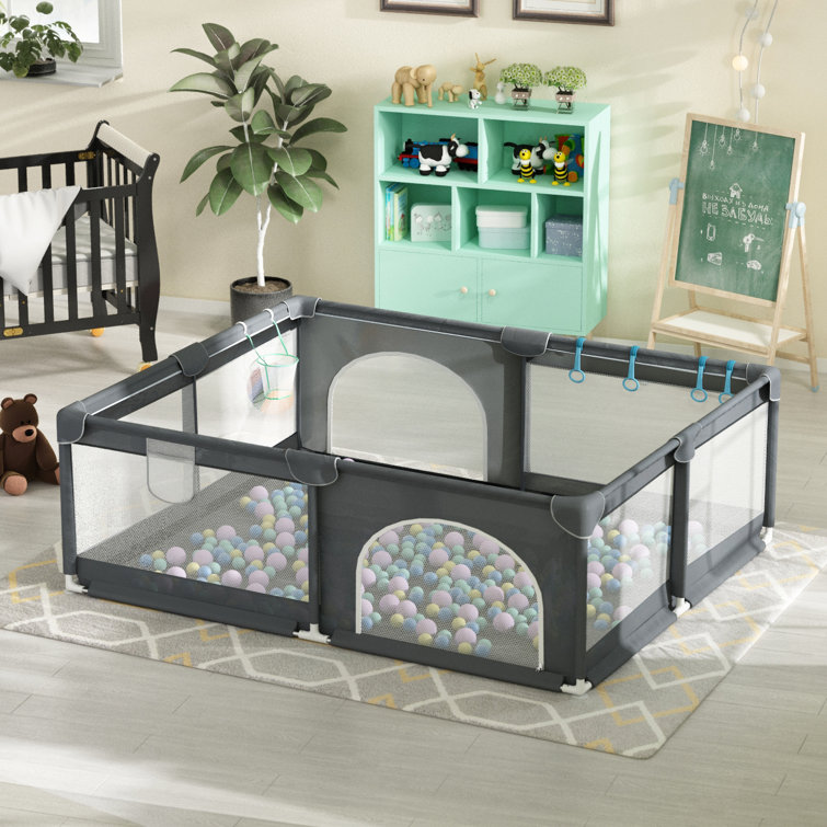 Morinome Extra Large Play Yard Baby Playpen Kids Activity Center With Gate & Reviews Wayfair