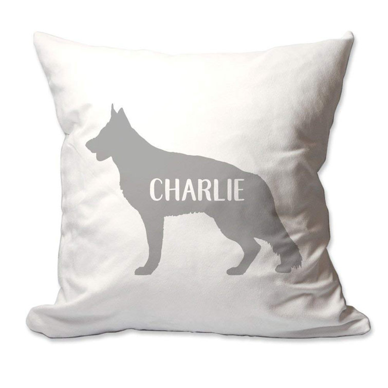 german shepherd throw pillow