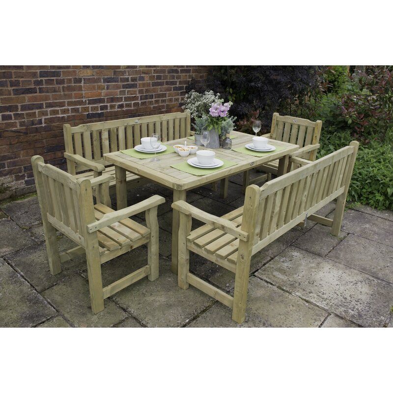 Bel Etage Rosedene 8 Seater Dining Set Reviews Wayfair Co Uk